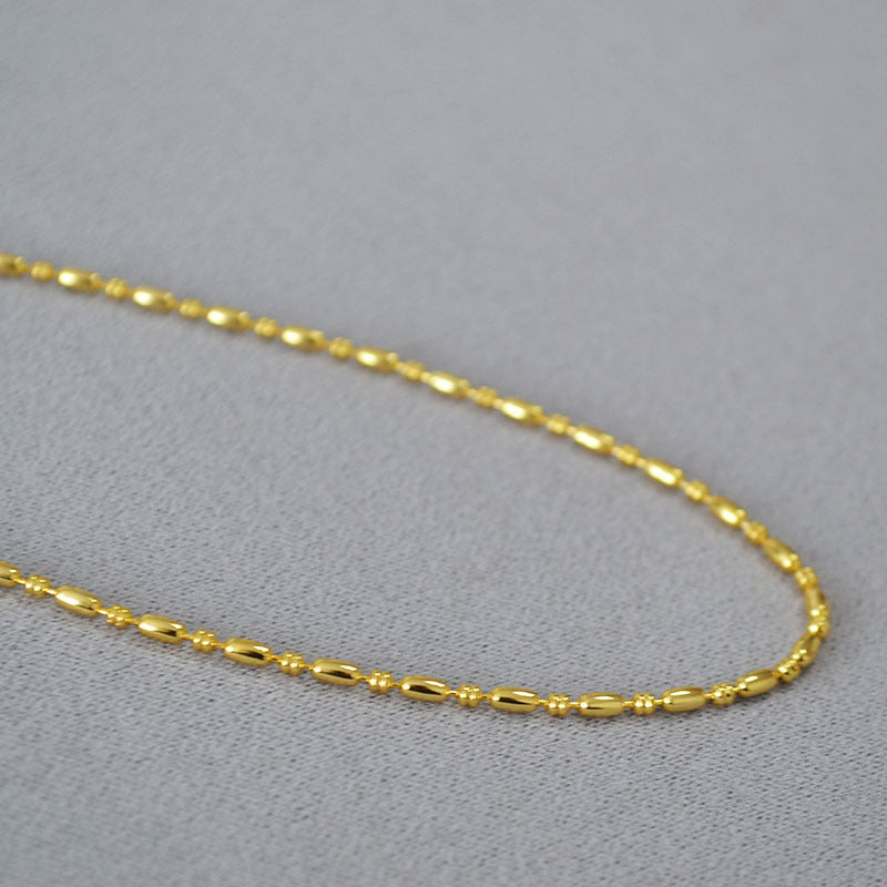 Vintage Handmade Gold Necklace