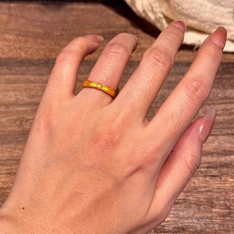 Romantic Gold Ring for Special Moments