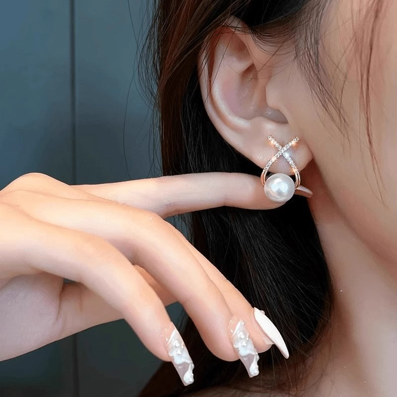 Delicate Artisan Pearl Earring