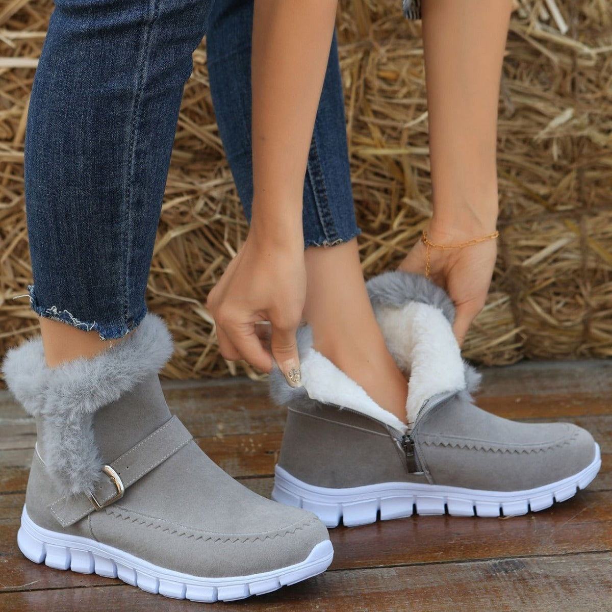 Chic Orthopedic Boots with Unique Design