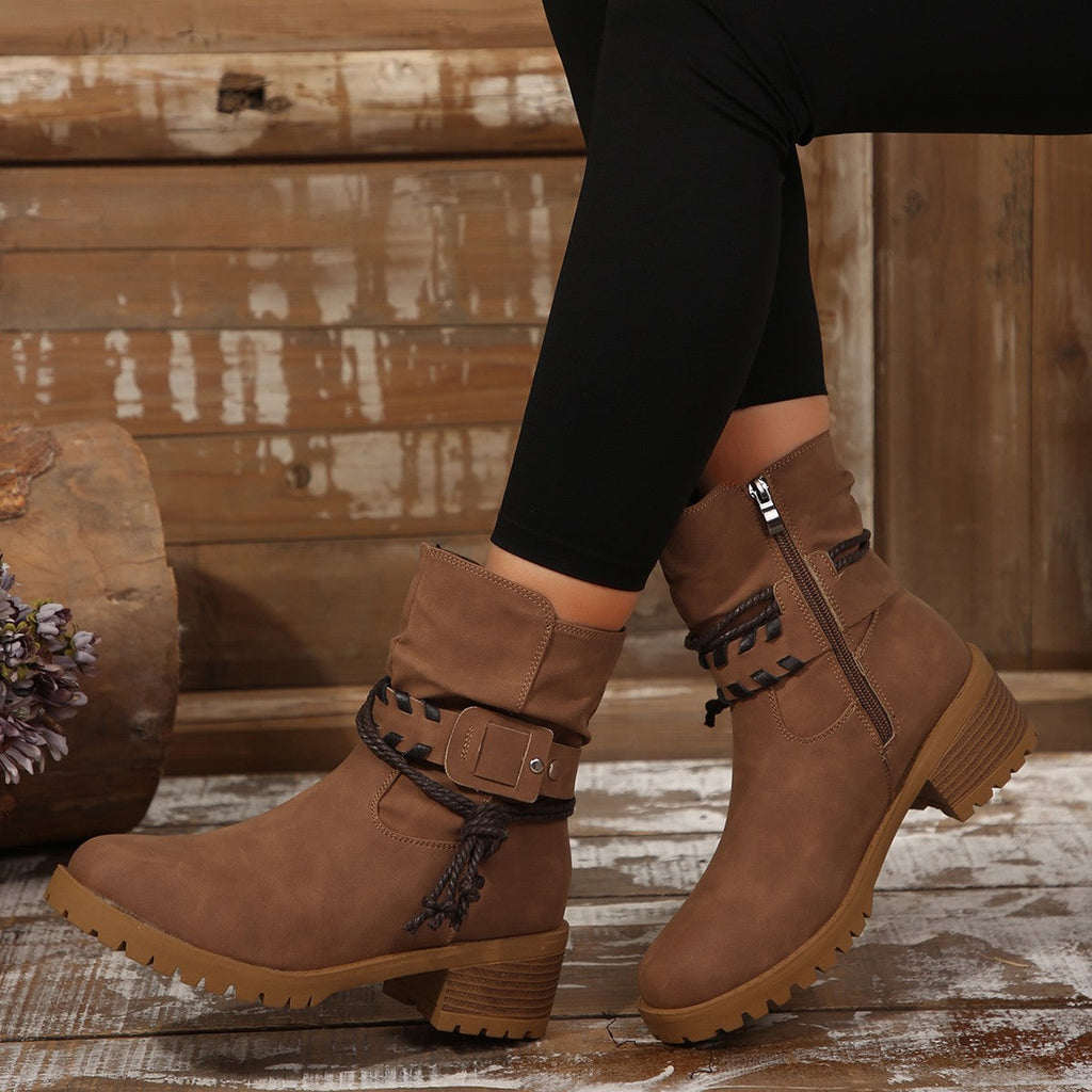 Classic Orthopedic Boots with Timeless Style