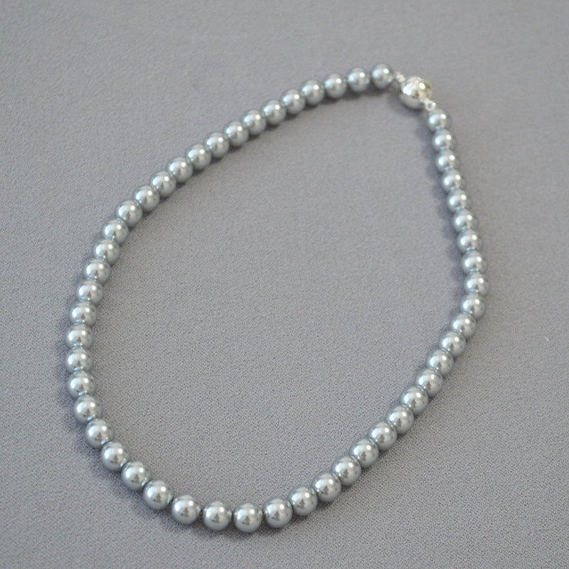 Delicate Artisan Pearl Necklace