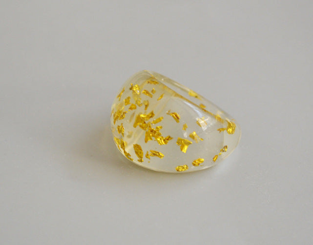 Delicate Artisan Gold Ring