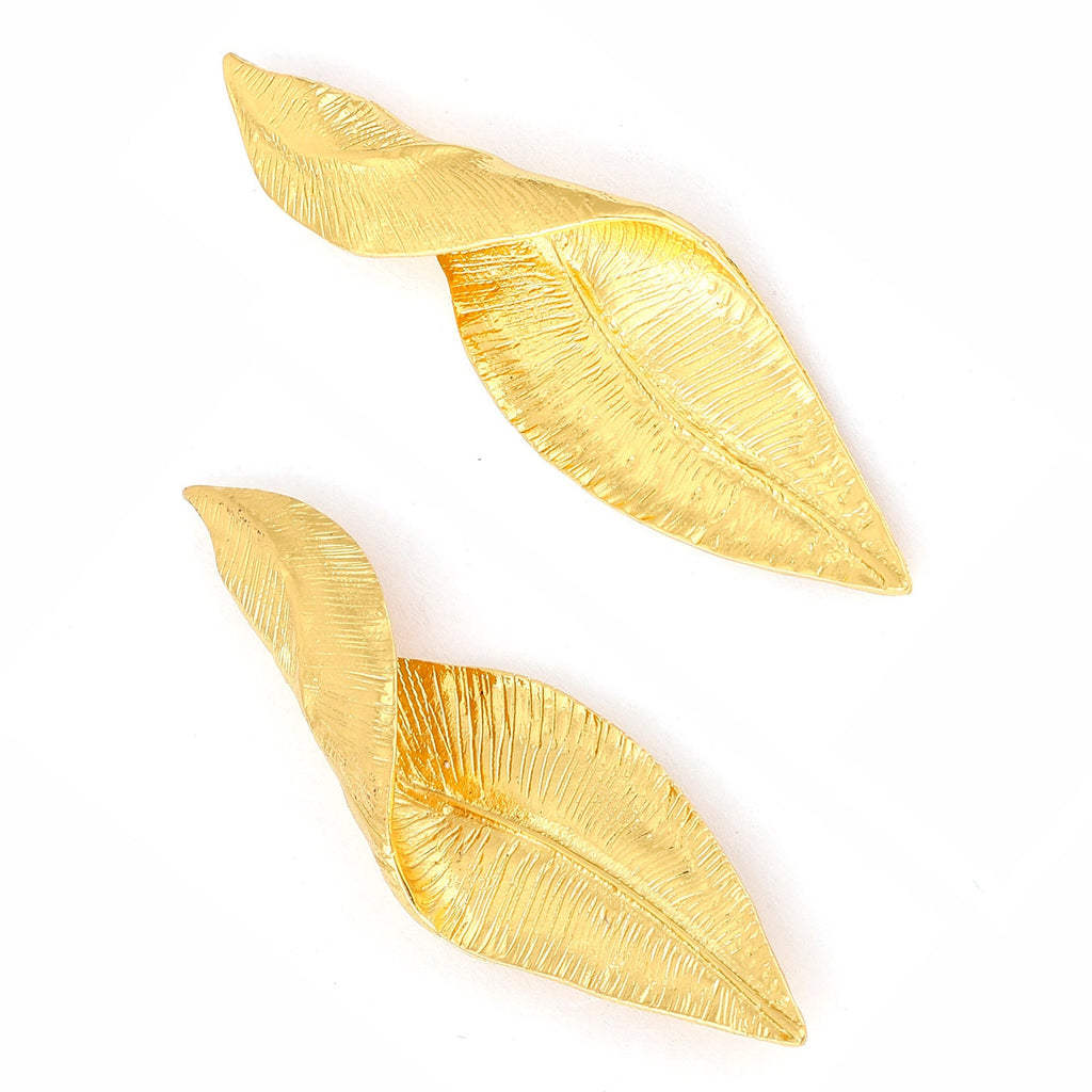 Vintage Handmade Gold Earring