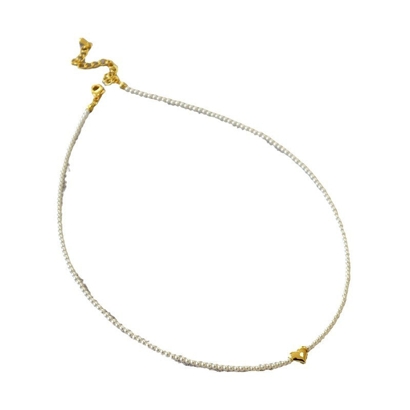 Delicate Artisan Pearl Necklace