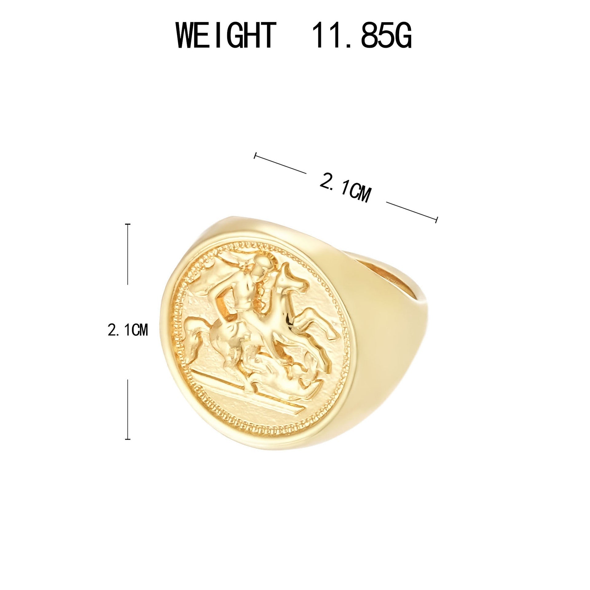 Romantic Gold Ring for Special Moments