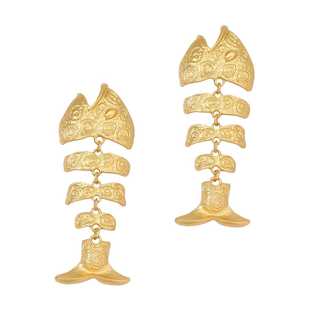 Beautiful Gold Earring with Unique Style