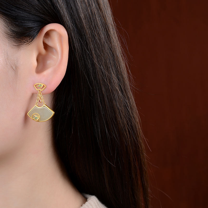 Vintage Handmade Silver Earring