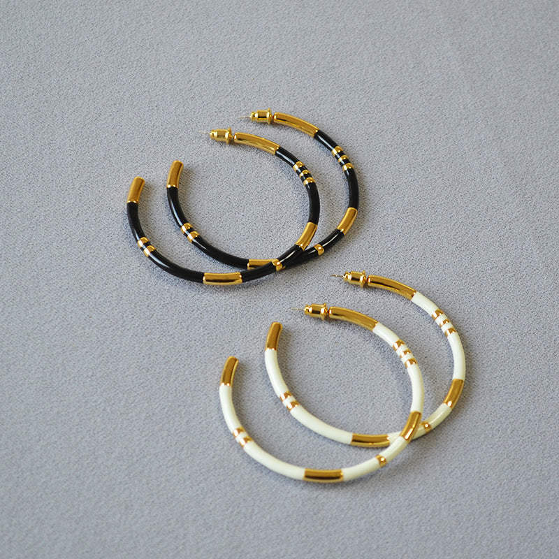 Vintage Handmade Gold Earring
