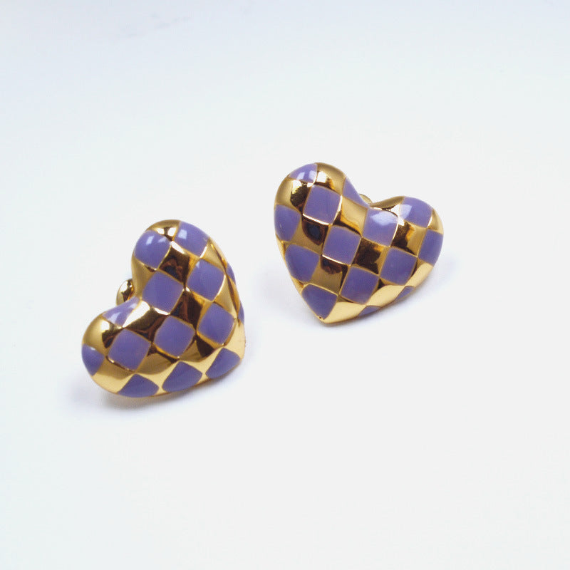Delicate Artisan Gold Earring
