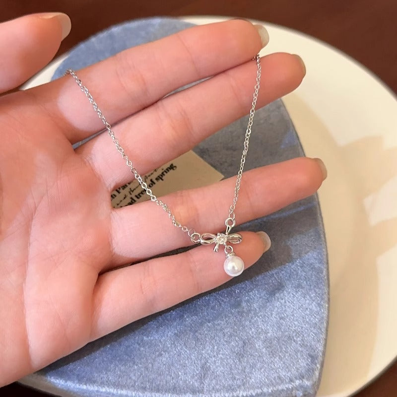 Delicate Artisan Pearl Necklace