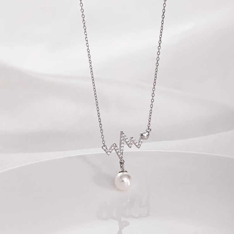 Delicate Artisan Pearl Necklace