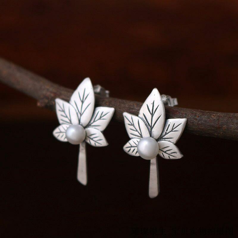 Delicate Artisan Silver Earring