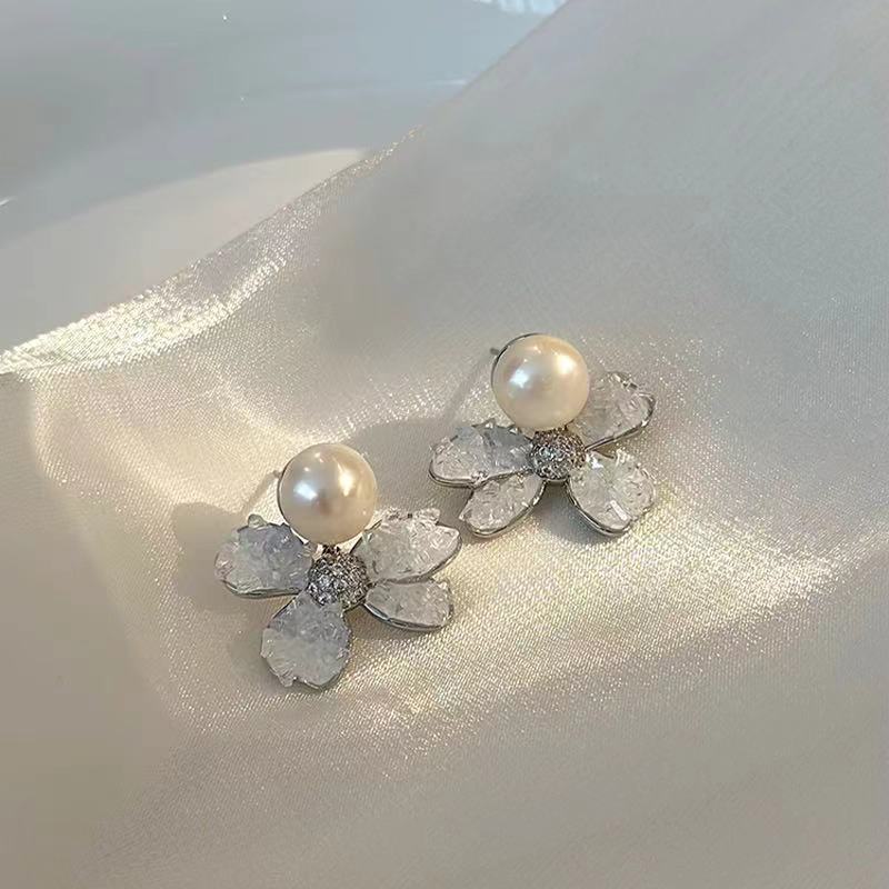 Delicate Artisan Pearl Earring