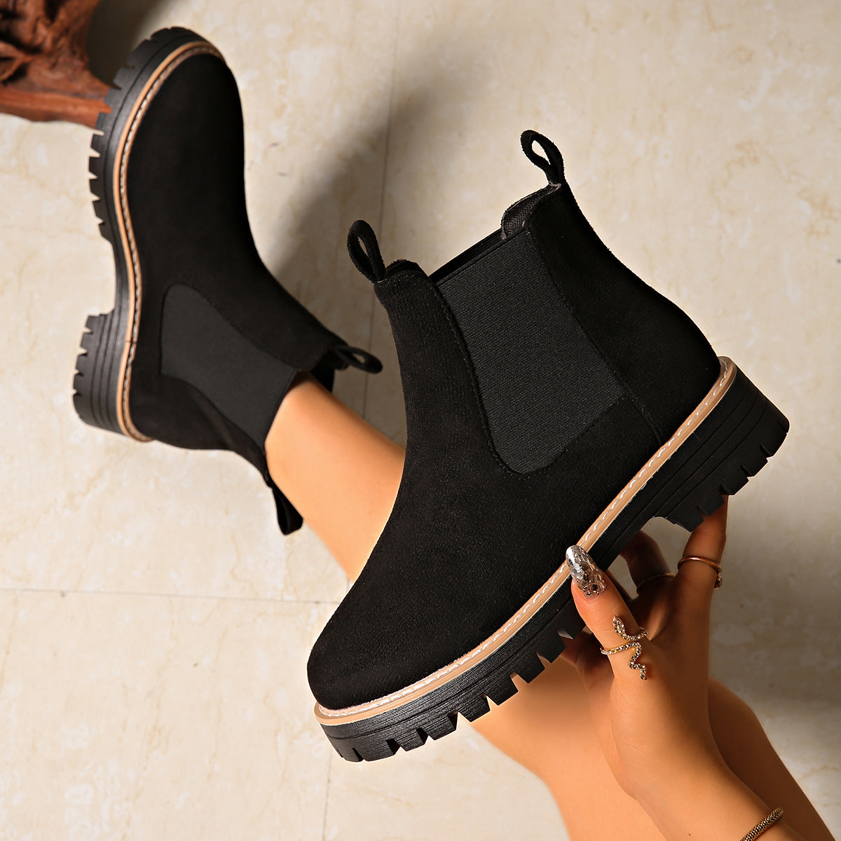 Chic Orthopedic Boots with Unique Design