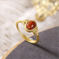 Delicate Artisan Gold Ring