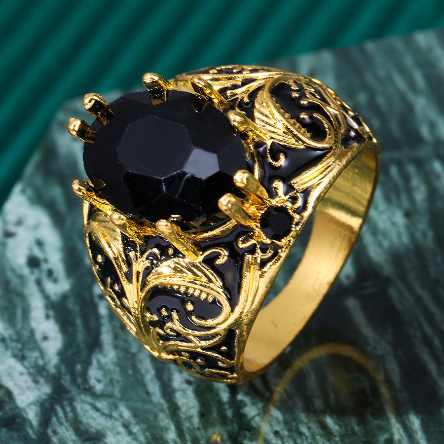 Delicate Artisan Gold Ring