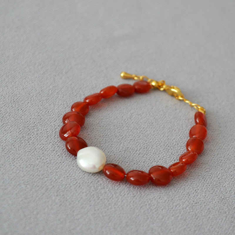 Delicate Artisan Pearl Necklace