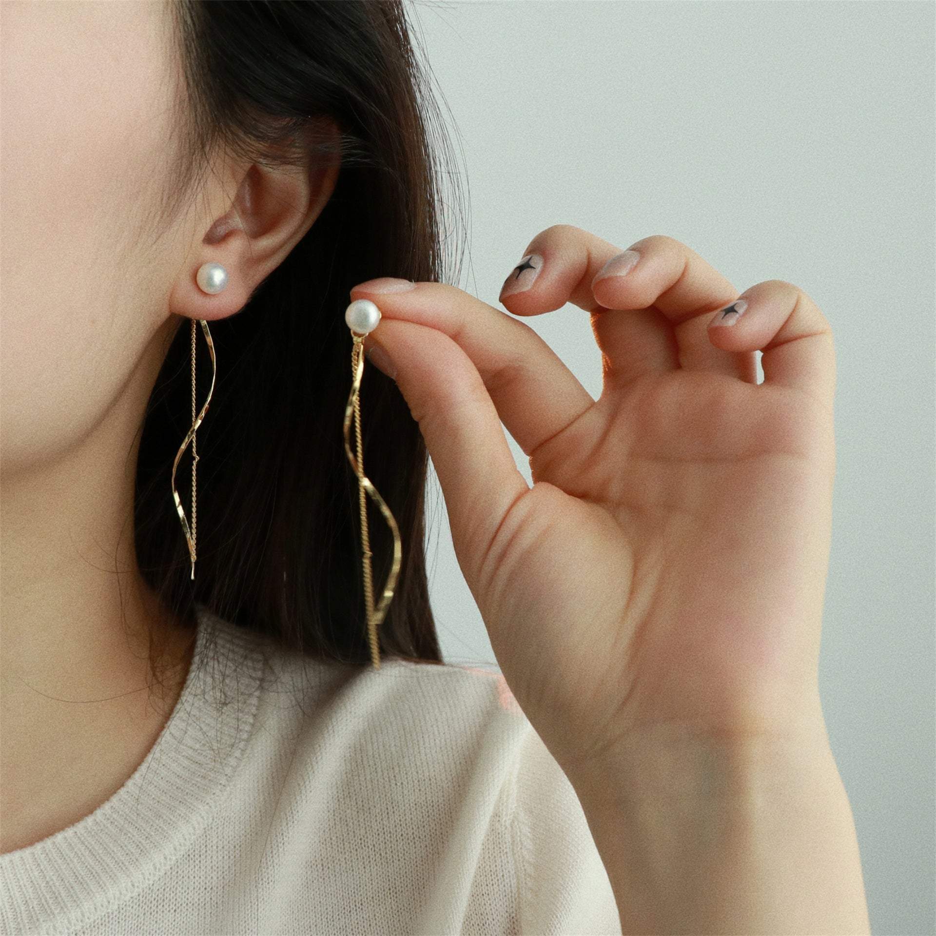 Vintage Handmade Pearl Earring