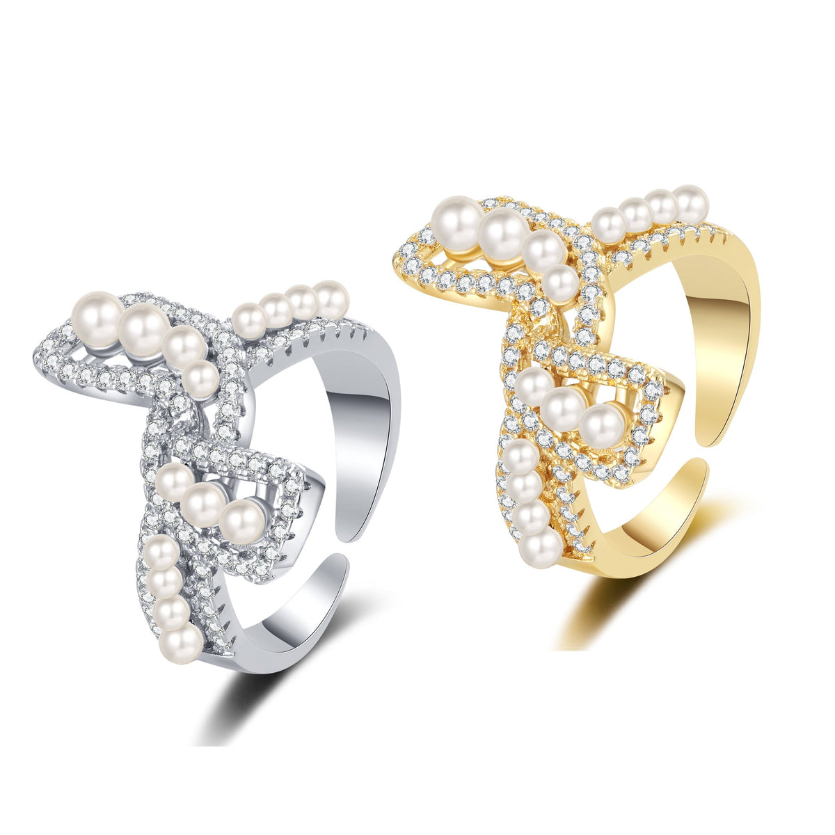 Delicate Artisan Pearl Ring