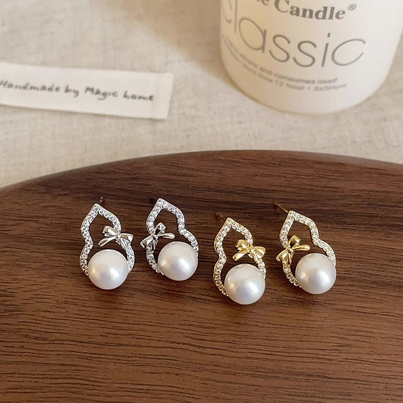 Delicate Artisan Pearl Earring