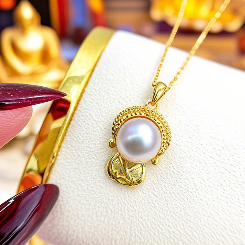 Vintage Handmade Pearl Necklace