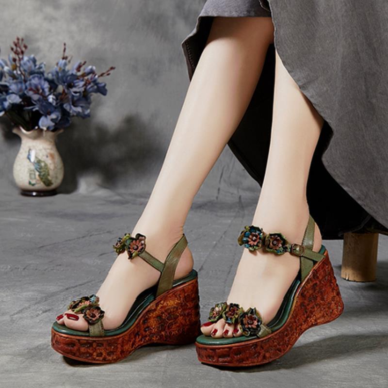 Vintage Inspired Orthopedic Sandals