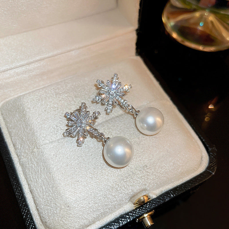 Delicate Artisan Pearl Earring