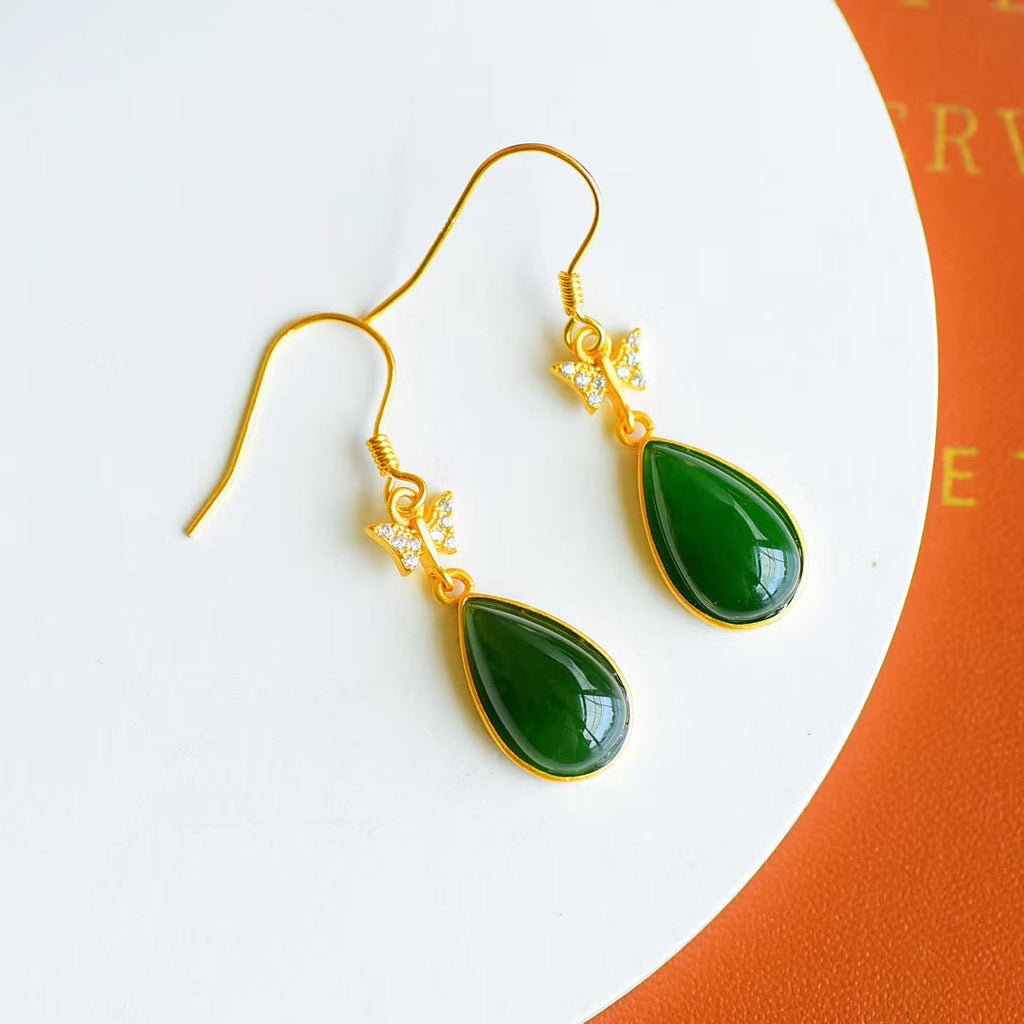 Delicate Artisan Gold Earring