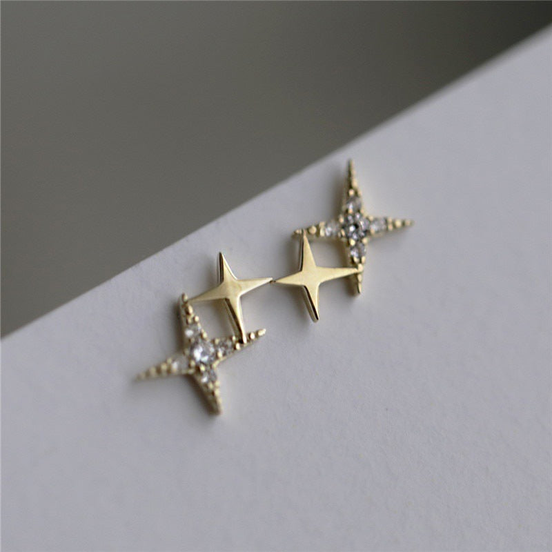 Vintage Handmade Gold Earring