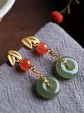 Delicate Artisan Gold Earring