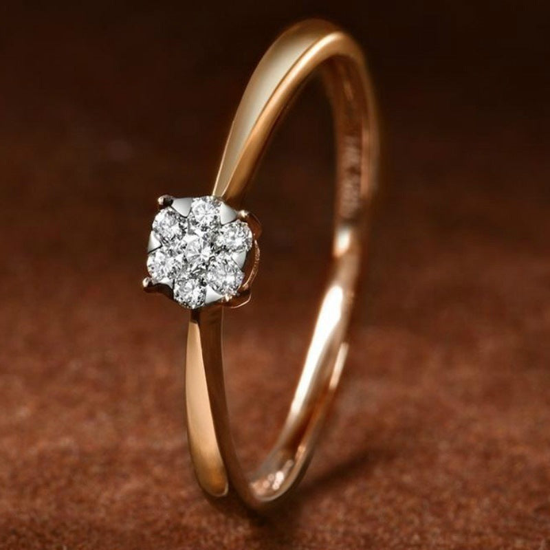 Delicate Artisan Gold Ring
