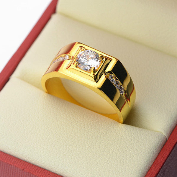 Delicate Artisan Gold Ring
