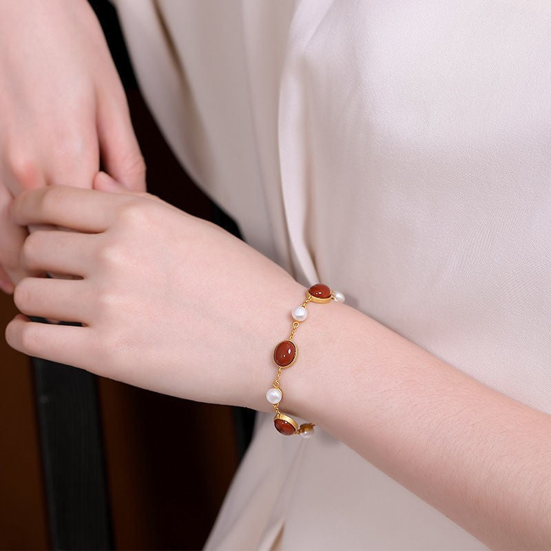 Delicate Artisan Gold Bracelet