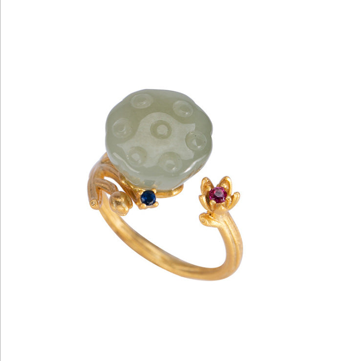 Delicate Artisan Gold Ring