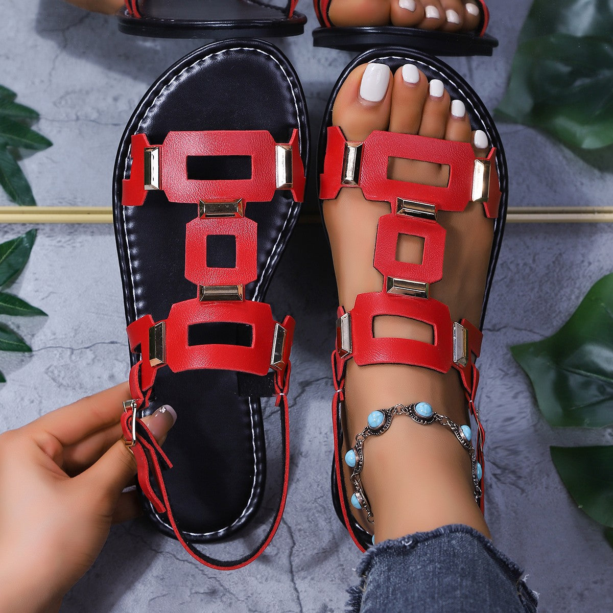 Vintage Inspired Orthopedic Sandals