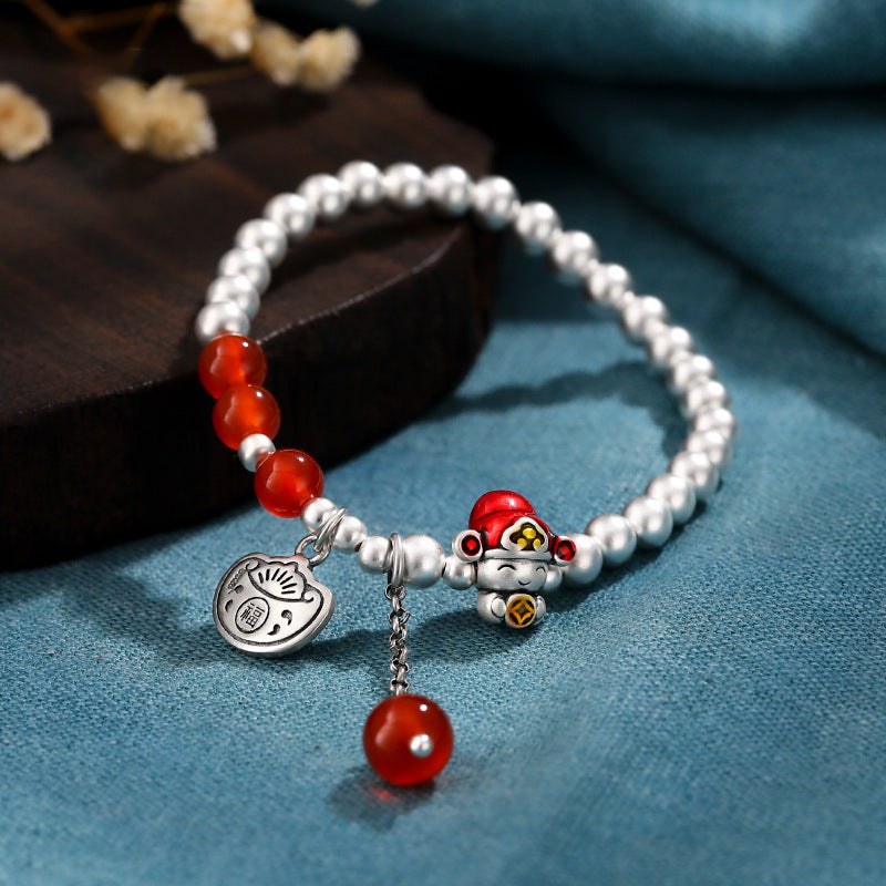 Delicate Artisan Pearl Bracelet