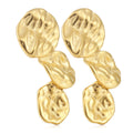 Delicate Artisan Gold Earring