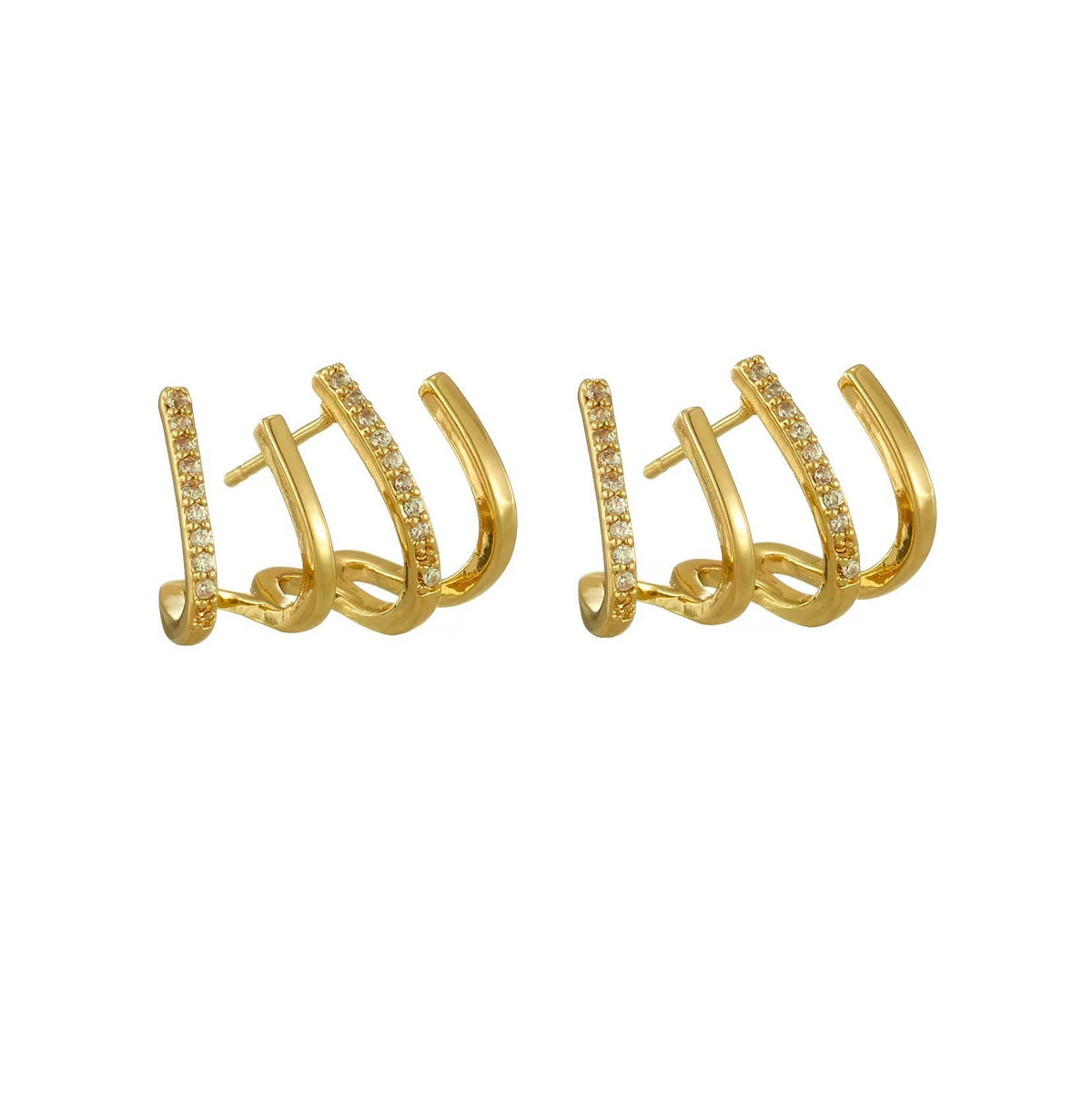 Beautiful Gold Earring with Unique Style