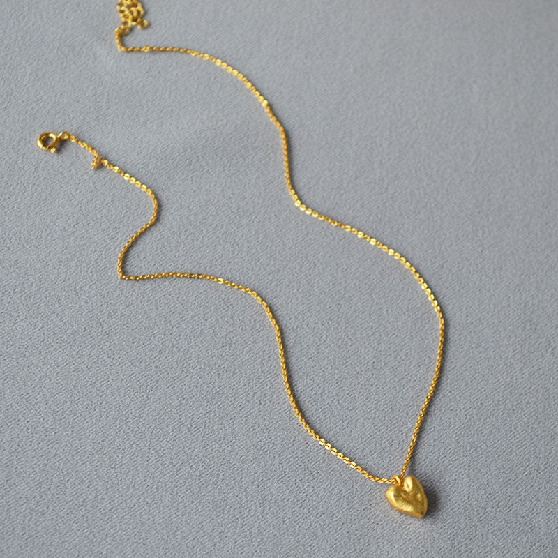 Vintage Handmade Gold Necklace
