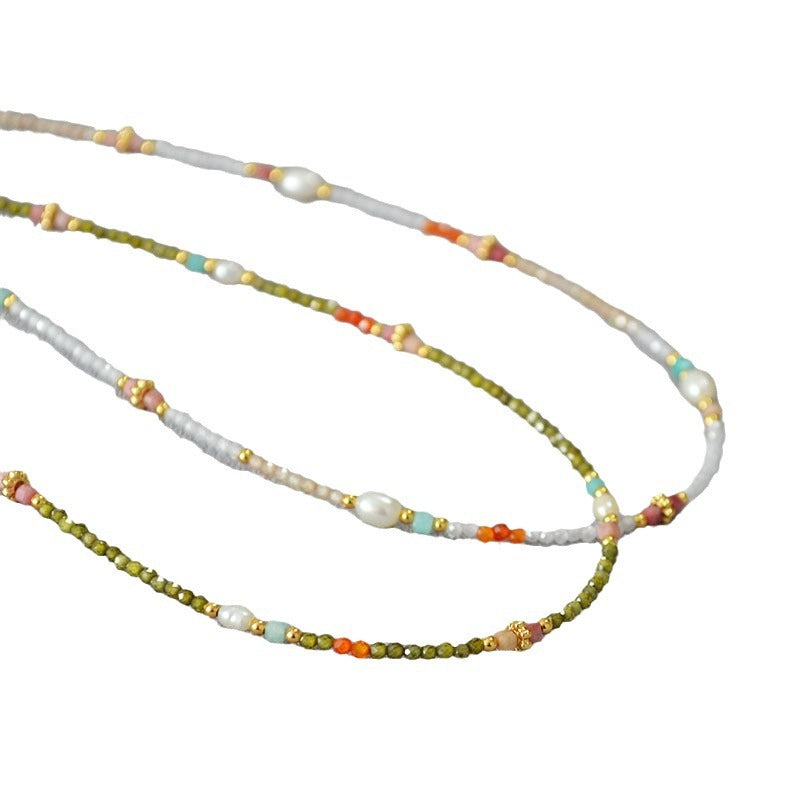 Delicate Artisan Pearl Necklace