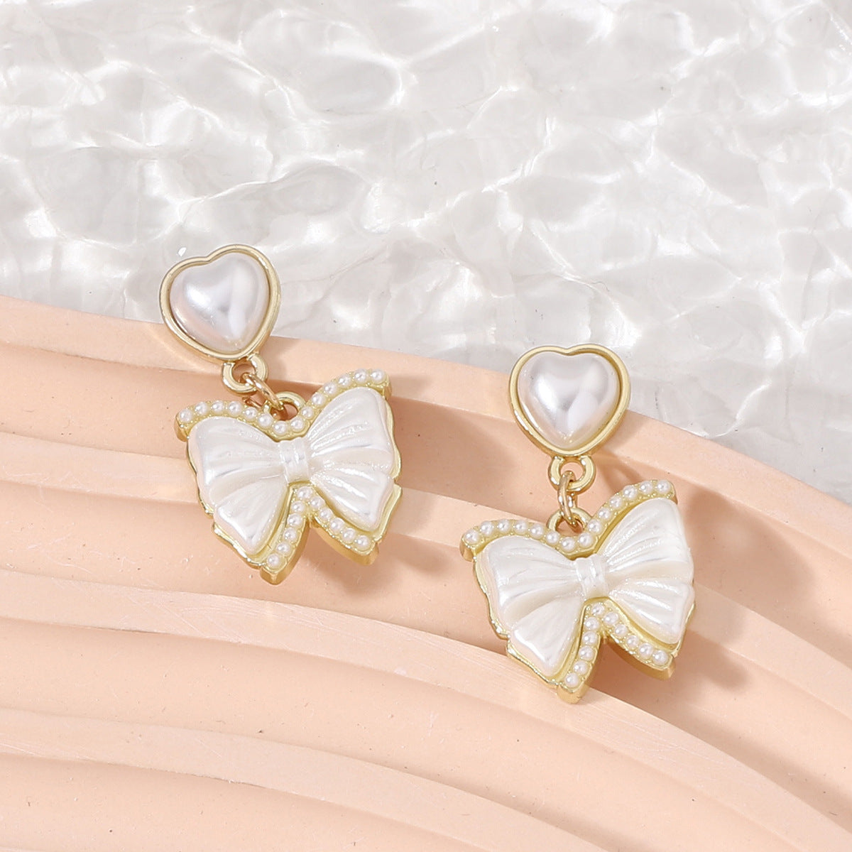 Delicate Artisan Gold Earring