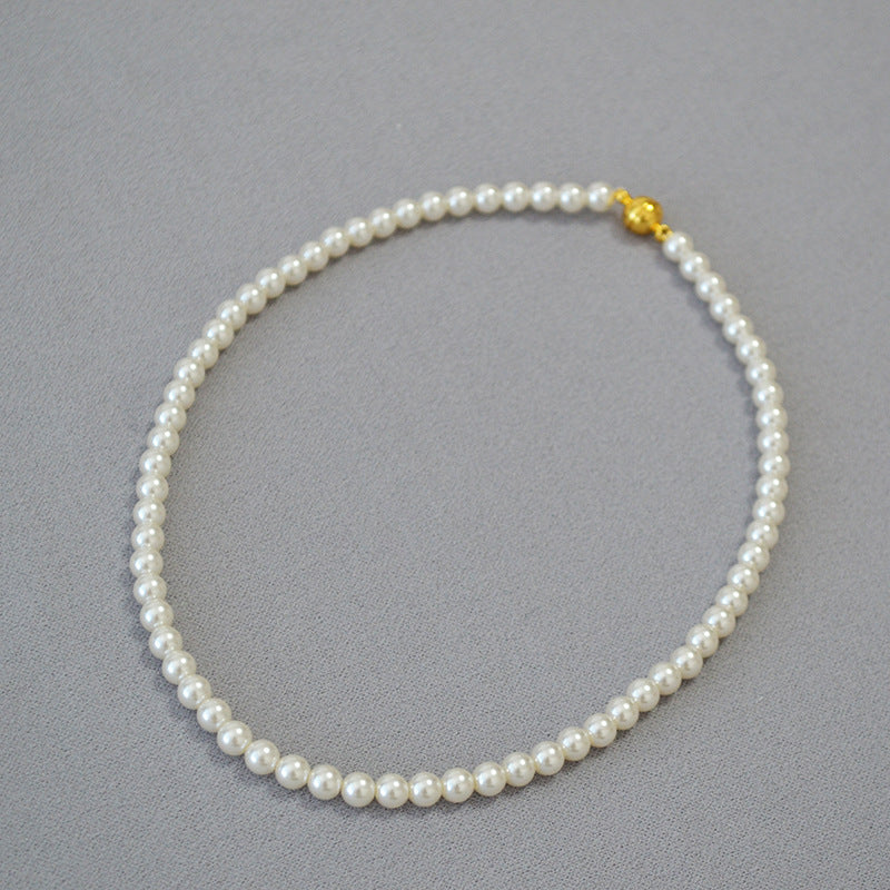 Delicate Artisan Pearl Necklace