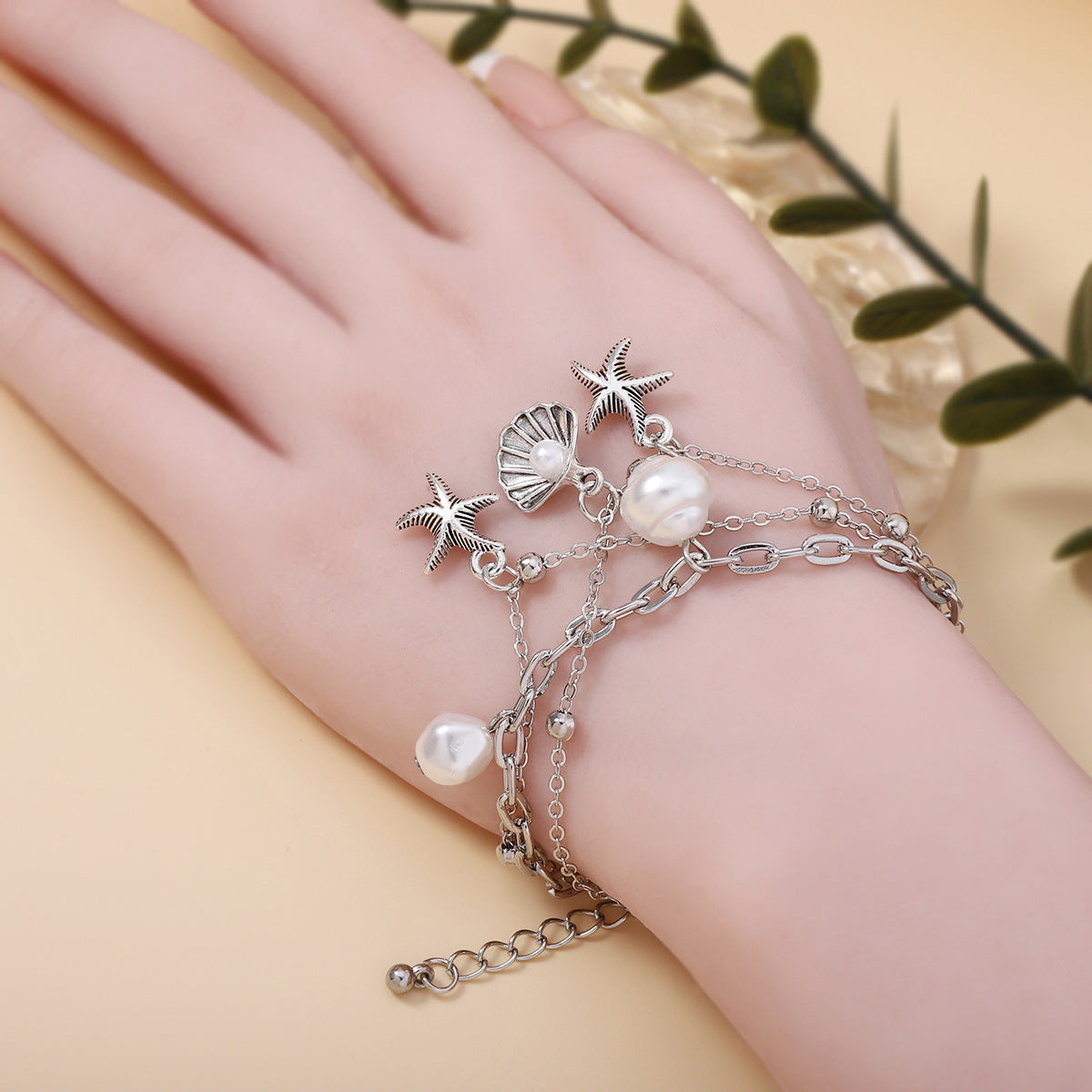 Delicate Artisan Pearl Bracelet