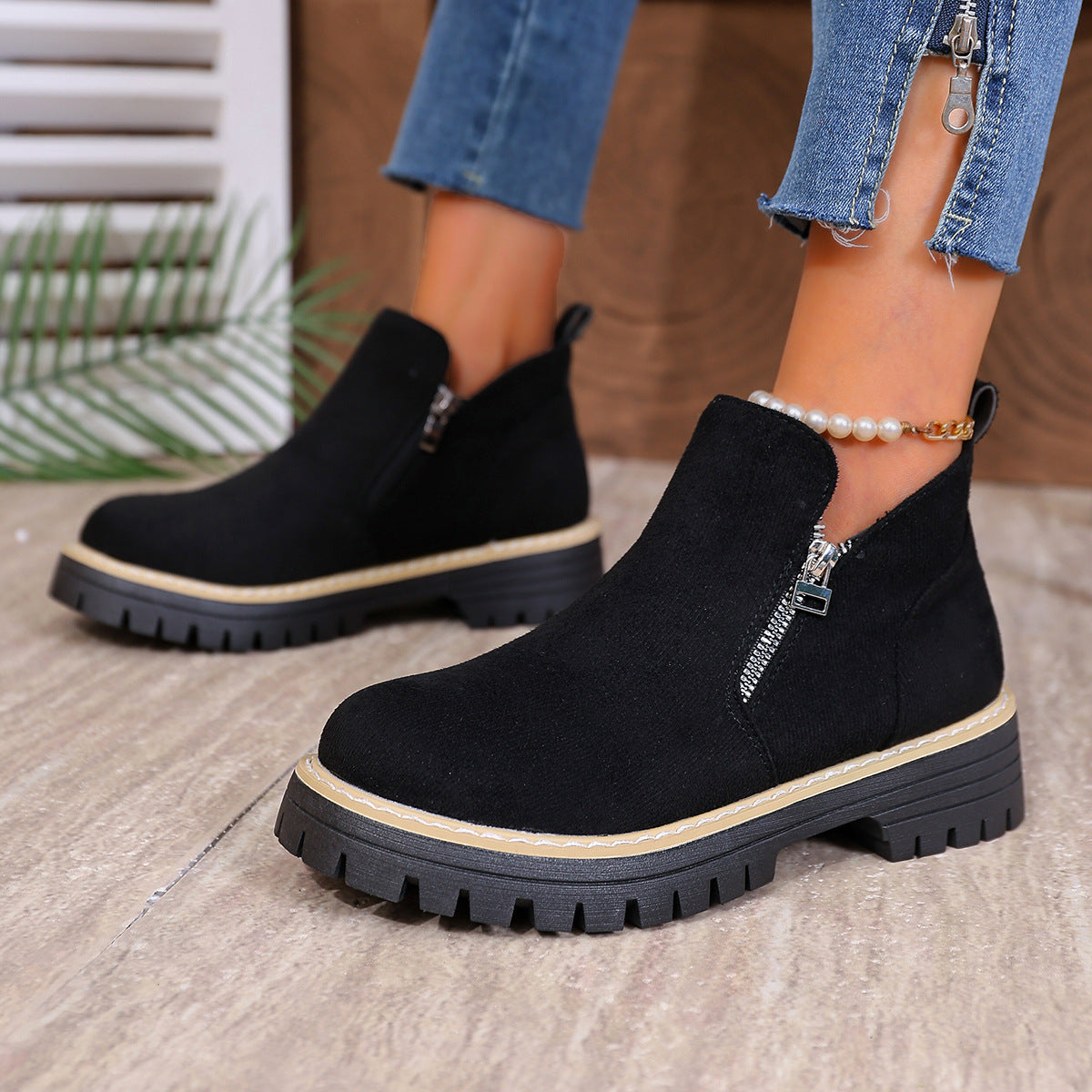Chic Orthopedic Boots with Unique Design