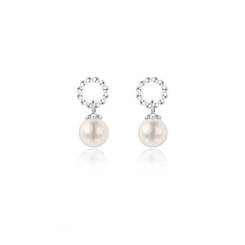 Delicate Artisan Pearl Earring