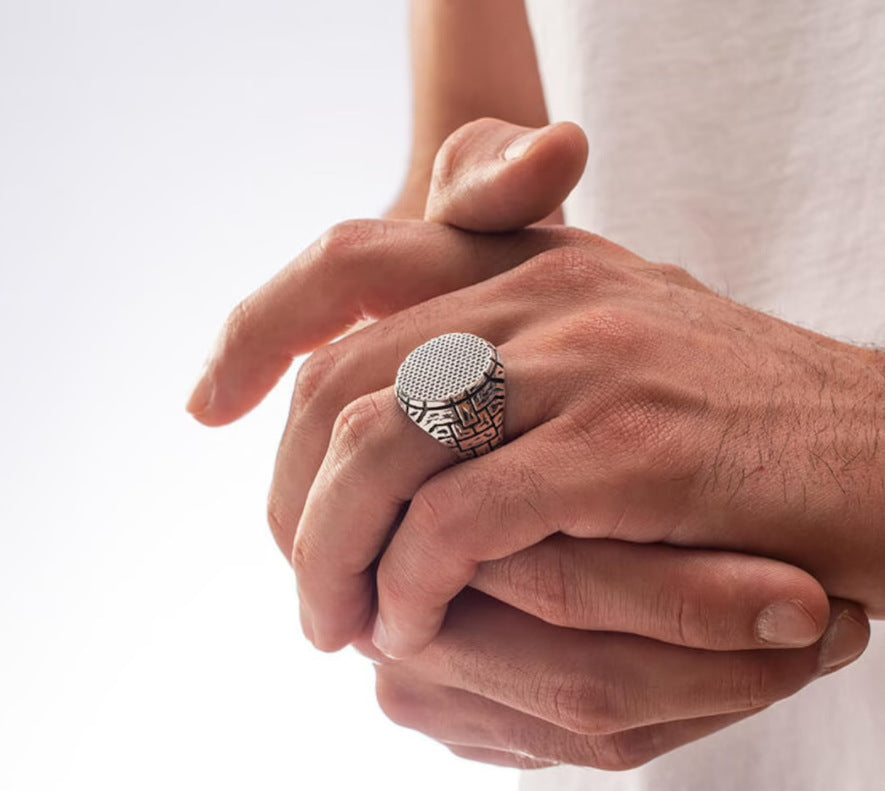 Beautiful Silver Ring with Unique Style