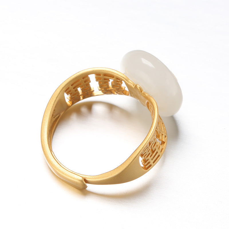 Delicate Artisan Gold Ring