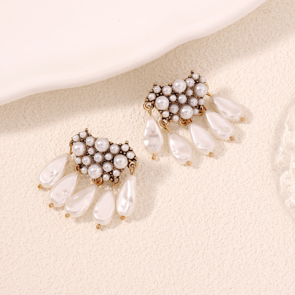 Delicate Artisan Pearl Earring