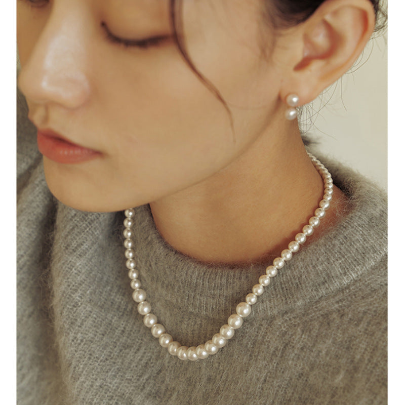 Delicate Artisan Pearl Necklace
